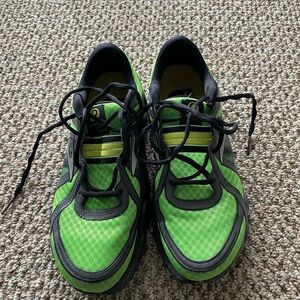 Brooks PureFlow Green and Black Running Shoes